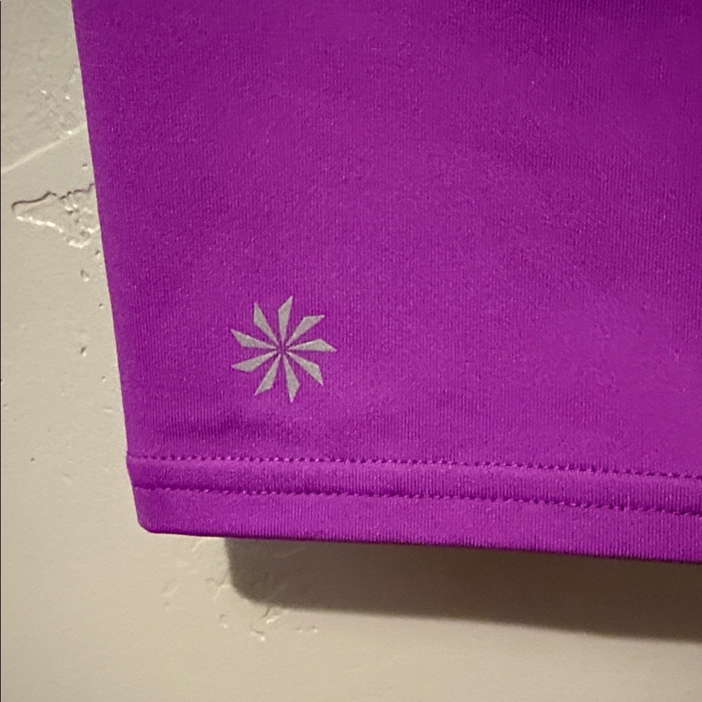 Athleta Vibrant Purple Cropped Leggings Small - Picture 3 of 9